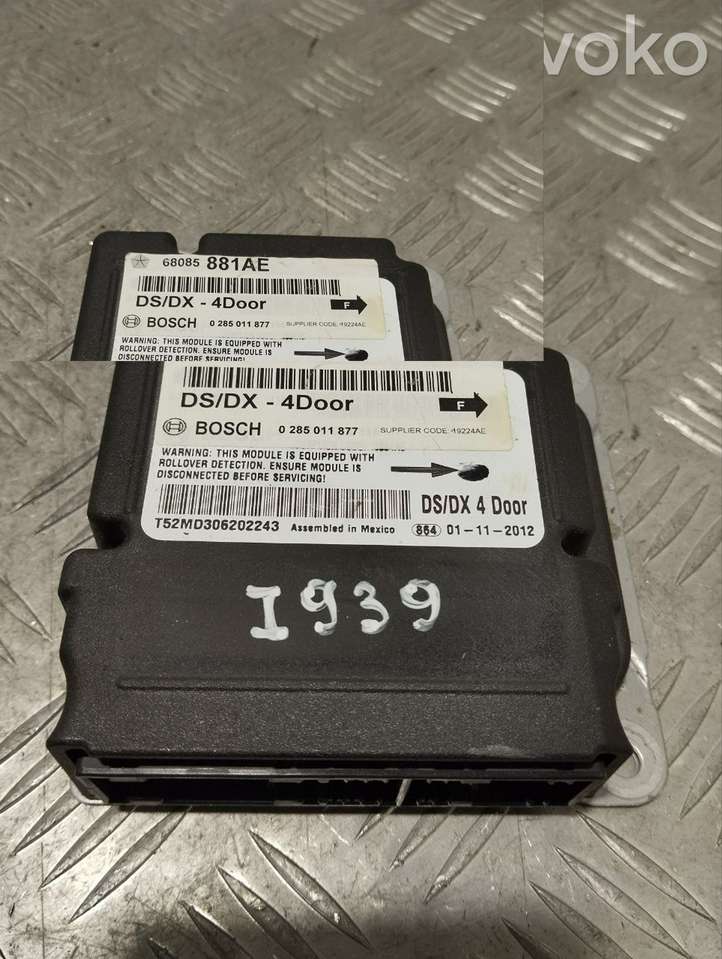 Dodge Ram (2008 - )  68085881AE Блок управления надувных подушек