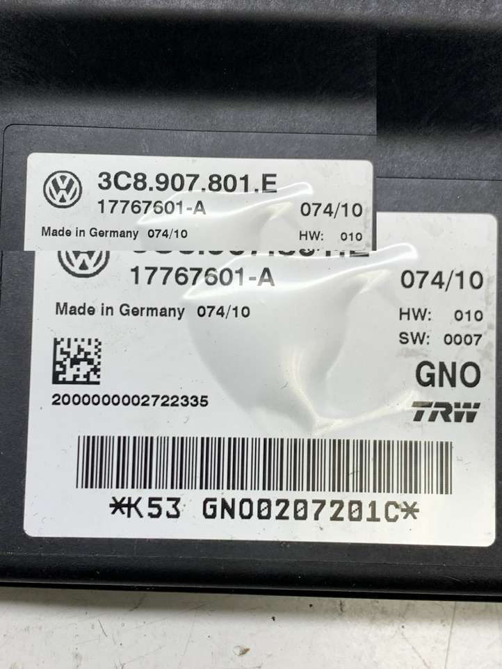 Volkswagen PASSAT B6 (2005 - 2010)  3C8907801E Модуль управления ручным тормозом