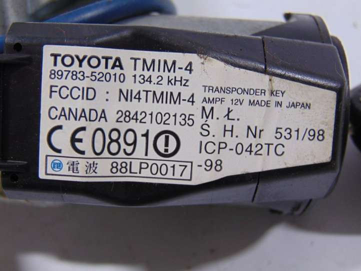 Toyota Yaris (1999 - 2003)  8970352010 Замок зажигания