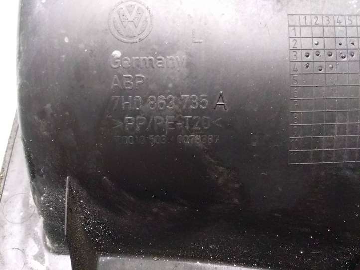 Volkswagen Transporter-Caravelle (2003 - 2009)  7H0863735A Отделка переднего порога (внутренняя)