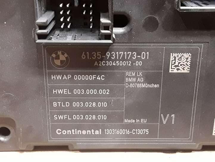 BMW 3 F30 F35 F31 (2012 - 2018)  9317173 Mодуль kомфортa
