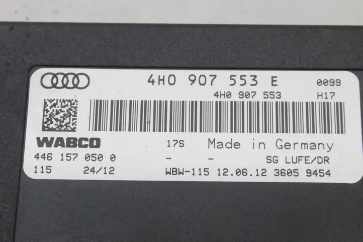 Audi A8 S8 D4 4H (2010 - 2014) 4H0907553E Блок управления подвеской — фото 3