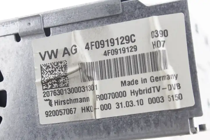 Audi A5 8T 8F (2007 - 2011) 4F0919129C Модуль управления видео — фото 5