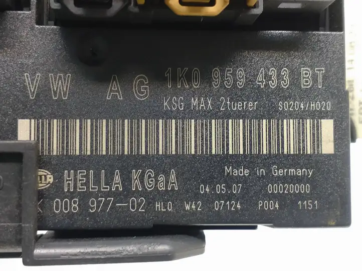 Volkswagen Touran I (2003 - 2010) 1K0959433BT Модуль комфорта — фото 7