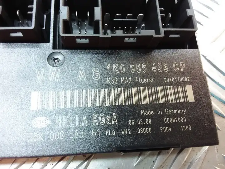 Skoda Octavia Mk2 (1Z) (2004 - 2013) 1K0959433CP Модуль комфорта — фото 2