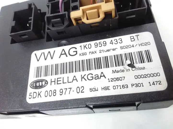 Volkswagen Touran I (2003 - 2010) 1K0959433BT Модуль комфорта — фото 3