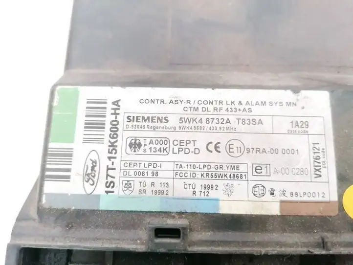 Ford Mondeo Mk III (2000 - 2007) 1s7t15k600ha Модуль комфорта — фото 3