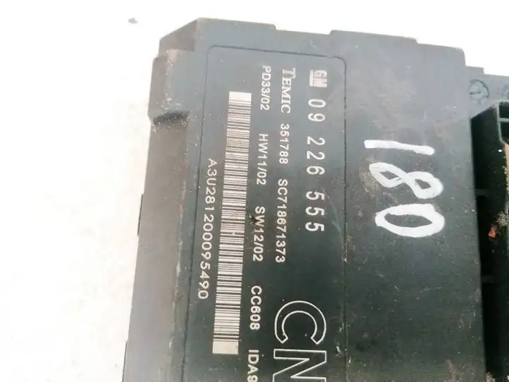 Opel Vectra (2002 - 2005)  09226555 Mодуль kомфортa