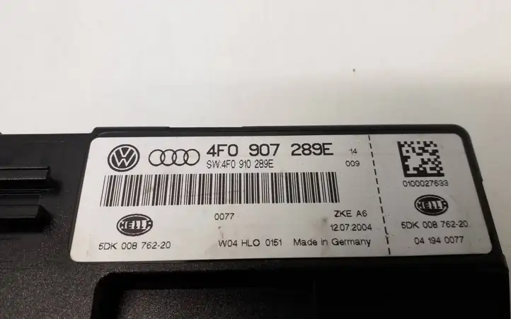 Audi A6 S6 C6 4F (2004 - 2008) 4F0907289E Модуль комфорта — фото 6
