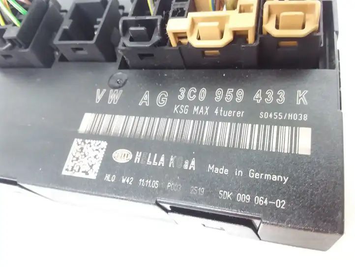 Volkswagen PASSAT B6 (2005 - 2010) 3C0959433K Модуль комфорта — фото 3