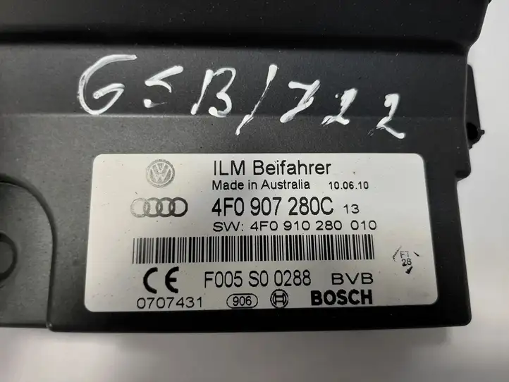 Audi A6 S6 C6 4F (2008 - 2011) 4F0907280C Реле выравнивания напряжения — фото 2