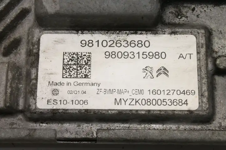 Citroen C4 Cactus (2014 - 2017)  9810263680 Блок управления коробки передач