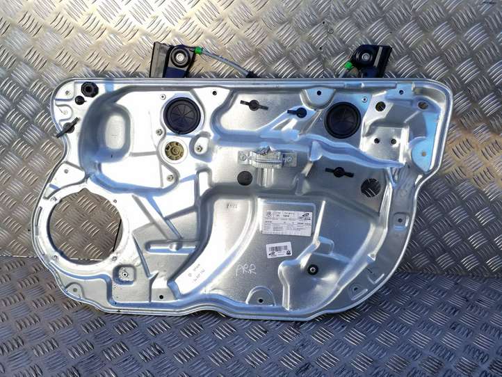 Volkswagen Polo (2005 - 2009)  6Q4837402AA Механизм для электрического подъема окон передней двери (без двигателя)