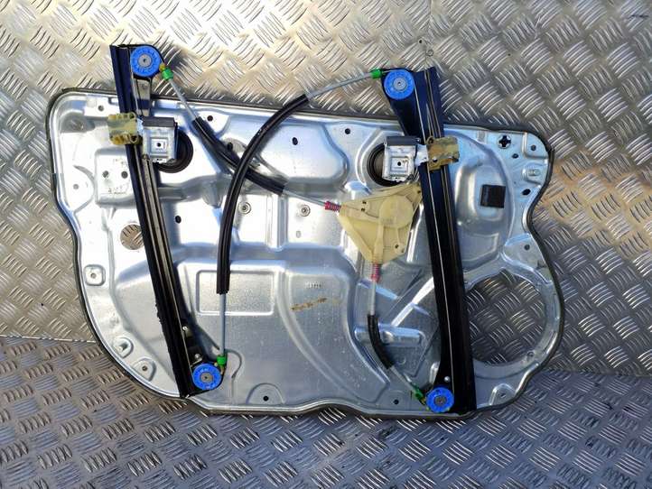 Volkswagen Polo (2005 - 2009)  6Q4837402AA Механизм для электрического подъема окон передней двери (без двигателя)