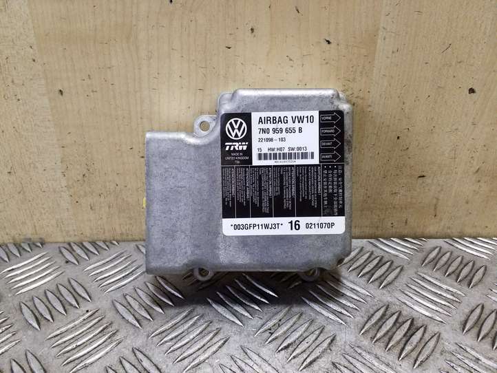 Volkswagen Sharan (2010 - 2015)  7N0959655B Блок управления надувных подушек