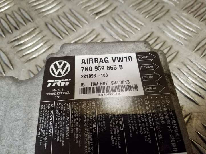 Volkswagen Sharan (2010 - 2015)  7N0959655B Блок управления надувных подушек
