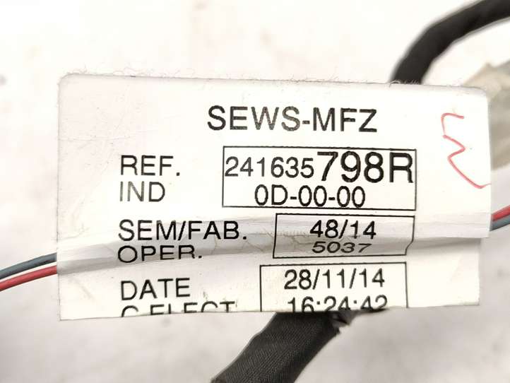 Renault Captur (2013 - 2020)  241635798R Проводка крышки багажника