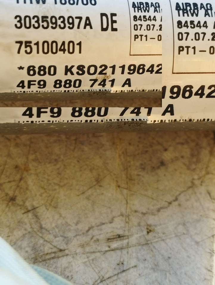 Audi A6 (2004 - 2008)  4F9880741A Звукоизоляция крыши
