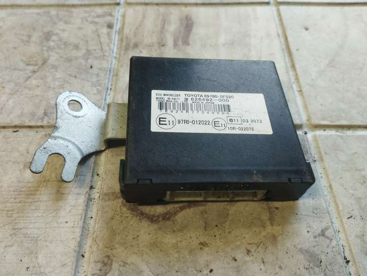 Toyota Corolla Verso AR10 (2004 - 2009)  897800F020 Блок управления иммобилайзера