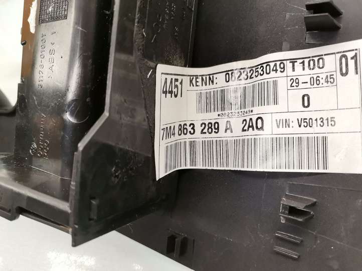 Seat Alhambra (2000 - 2010)  7M4863289A Рамка рычага переключения передач