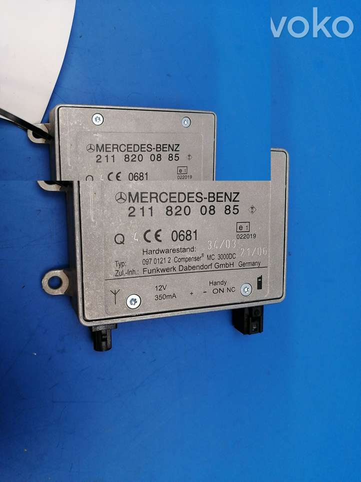 Mercedes-Benz CLS C219 (2003 - 2011)  2118200885 Антенна Bluetooth