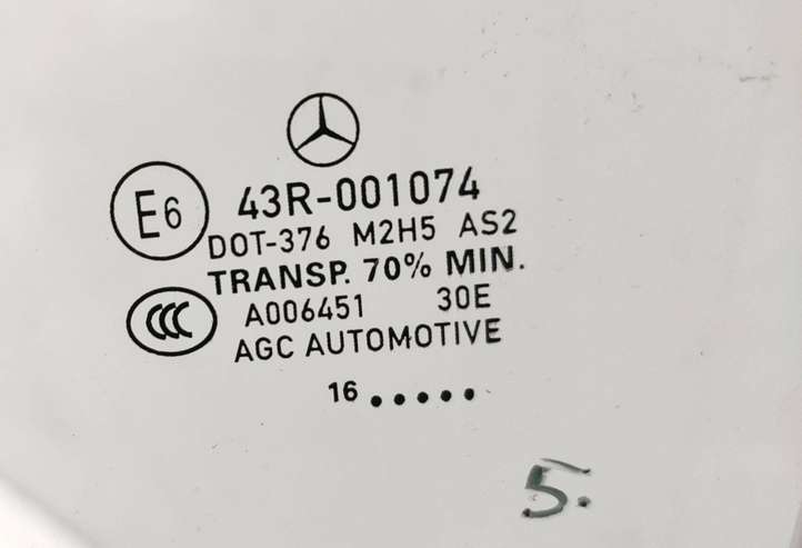 Mercedes-Benz GLE AMG W166/C292 (2015 - 2019)  43R001074 Основное стекло передних дверей (четырехдверного автомобиля)