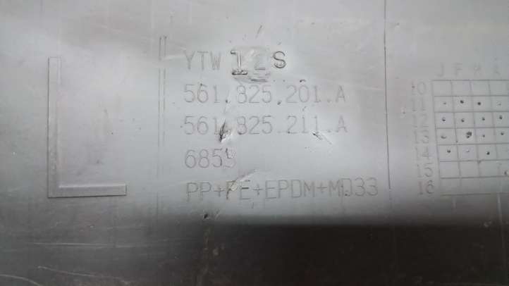 Volkswagen PASSAT B7 USA (2012 - 2016)  561825201A Средняя защита дна