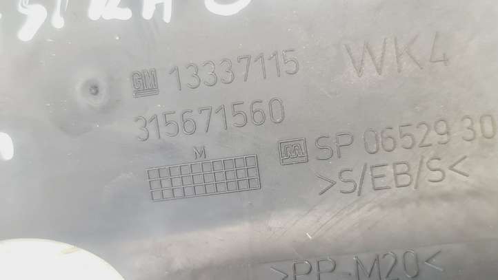 Opel Astra (2009 - 2012)  13337115 Устройство (устройства) для отвода воздуха