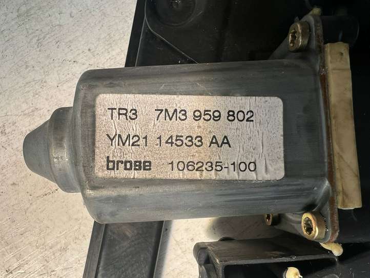 Ford Galaxy (2000 - 2006)  7M3959802 Передний комплект электрического механизма для подъема окна