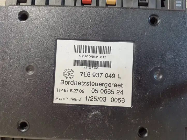 Volkswagen Touareg I (2002 - 2010) 7L6937049L Модуль комфорта — фото 2
