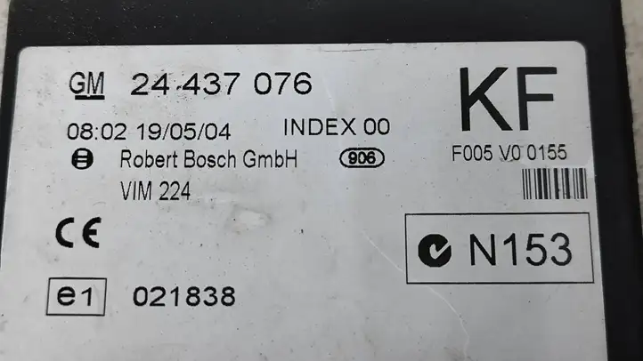 Opel Zafira B (2003 - 2006) 24437076 Модуль комфорта — фото 2
