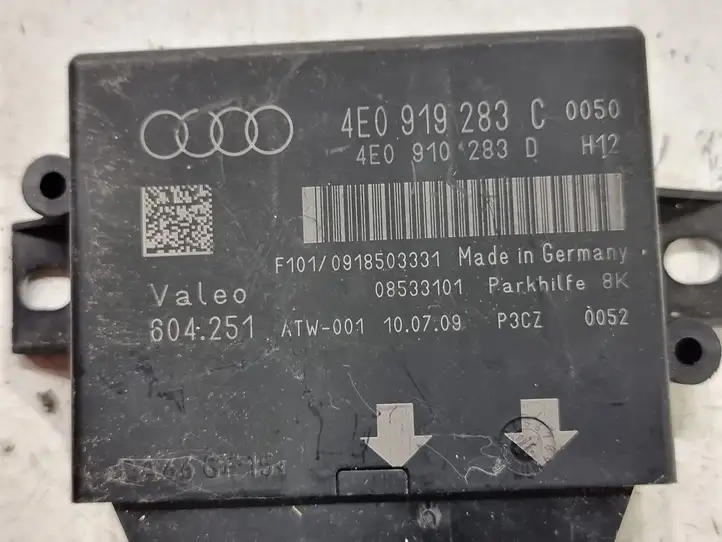 Audi A8 S8 D3 4E (2005 - 2007) 4E0919283C Блок управления парктрониками — фото 7