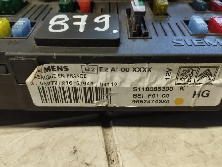 Citroen C2 (2003 - 2008)  9652474380 Mодуль kомфортa