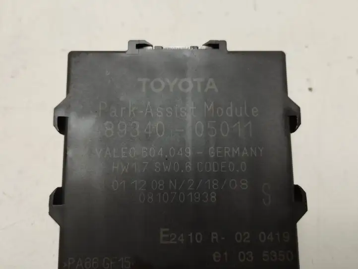 Toyota Avensis T270 (2009 - 2012) 8934005011 Блок управления парктрониками — фото 4