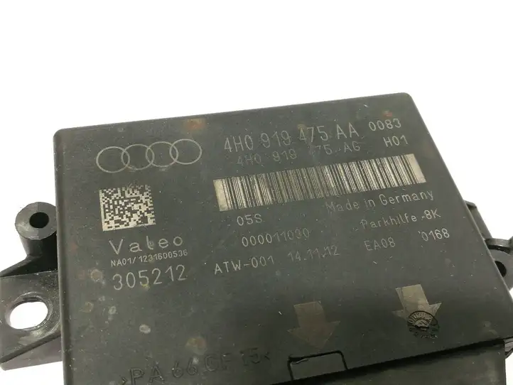Audi A8 S8 D4 4H (2010 - 2014) 4H0919475AA Блок управления парктрониками — фото 4