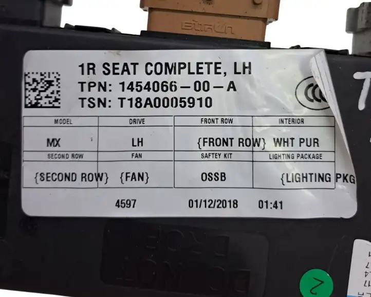 Tesla Model X (2015 - 2021) 145406600A Блок управления сиденьем — фото 6