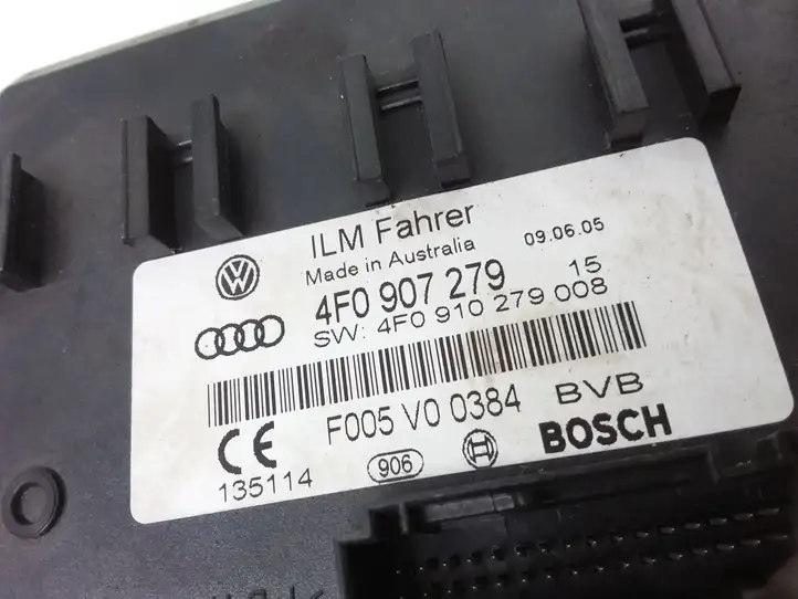 Audi A6 S6 C6 4F (2004 - 2008) 4F0907279 Модуль комфорта — фото 3