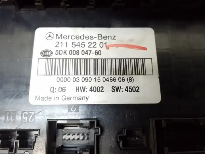 Mercedes-Benz E W211 (2002 - 2009) 2115452201 Модуль комфорта — фото 7