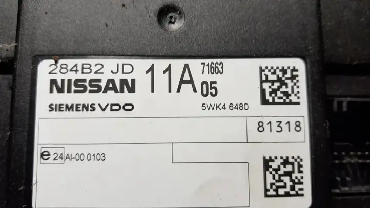Nissan X-Trail T31 (2007 - 2014) 284B2JD Модуль комфорта — фото 2