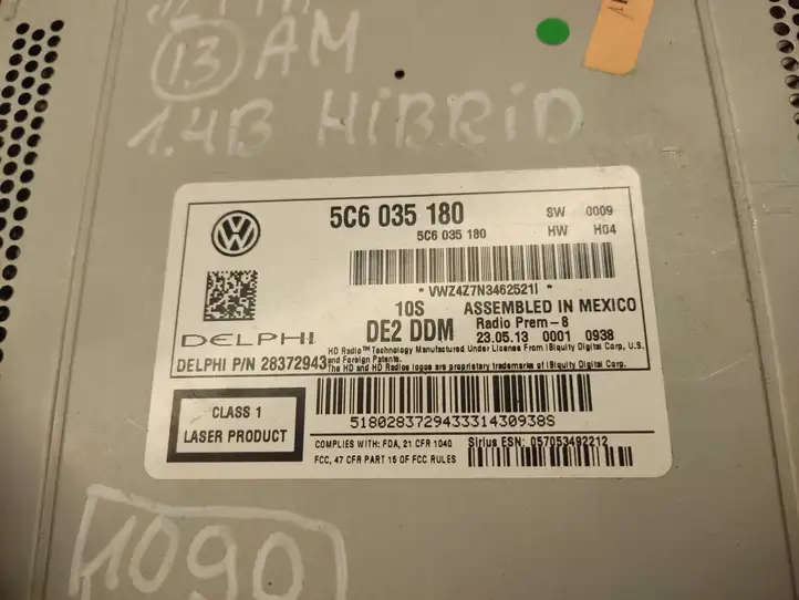 Volkswagen Jetta VI (2011 - 2018) 5C6035180 Магнитола / мультимедийная система — фото 2