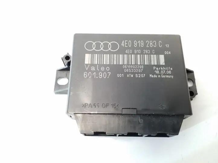 Audi A8 S8 D3 4E (2005 - 2007) 4E0919283C Блок управления парктрониками — фото 1