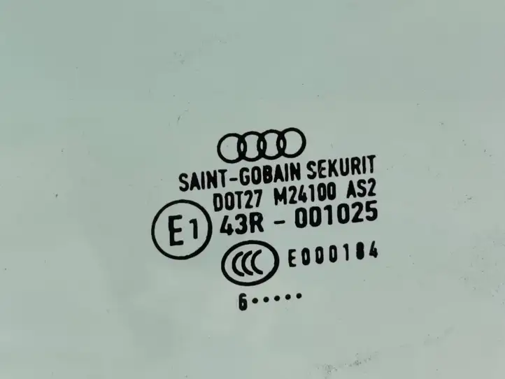 Audi A4 S4 B7 8E 8H (2004 - 2009) 43R001025 Стекло передней двери — фото 2