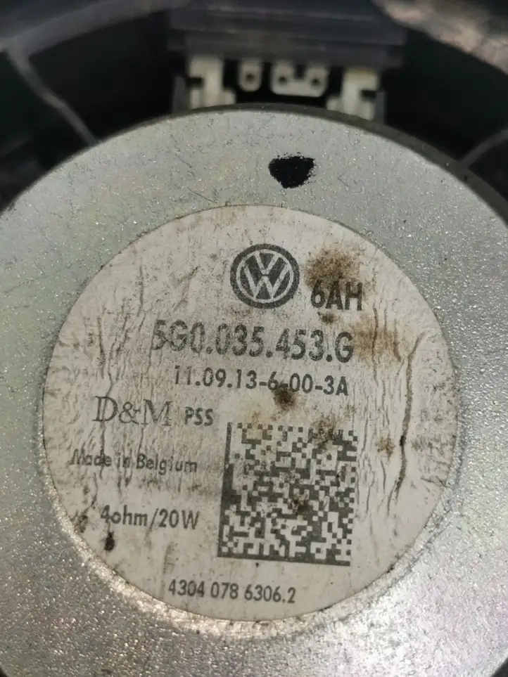Volkswagen Golf VII (2013 - 2019) 5G0035453G Динамики передних дверей — фото 2