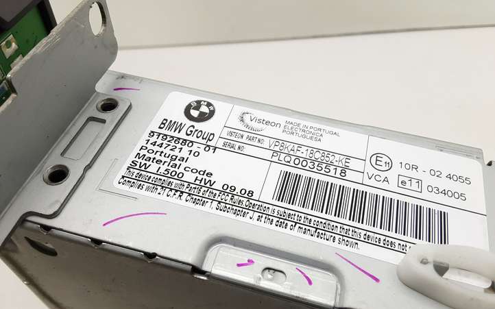 BMW 5 E60 E61 (2004 - 2010)  9192680 Радио/ проигрыватель CD/DVD / навигация