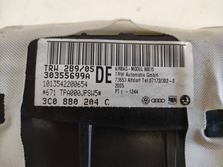 Volkswagen PASSAT B6 (2005 - 2010)  3C0880204C Подушка безопастности пассажира