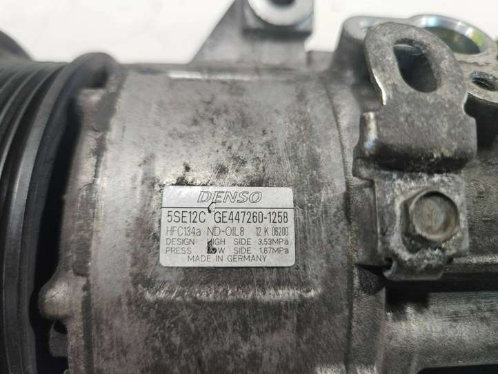 Toyota Avensis T250 (2006 - 2009)  GE4472601258 Компрессор (насос) кондиционера воздуха