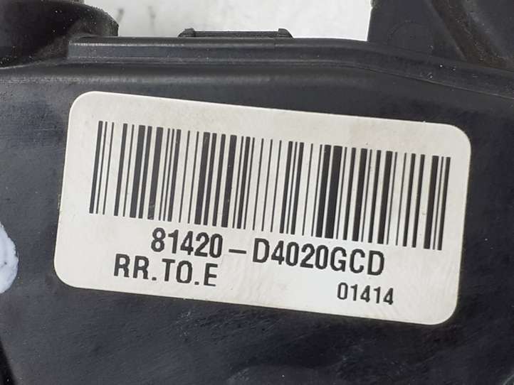 Kia Optima (2015 - 2018)  81420D4020 Замок задней двери