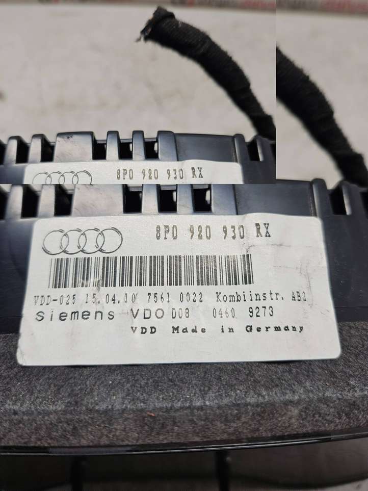 Audi A3/S3 8P (2003 - 2005)  8P0920930RX Спидометр (приборный щиток)