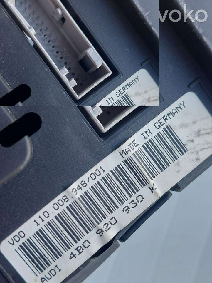 Audi A6 (1997 - 2001)  4B0920930K Спидометр (приборный щиток)