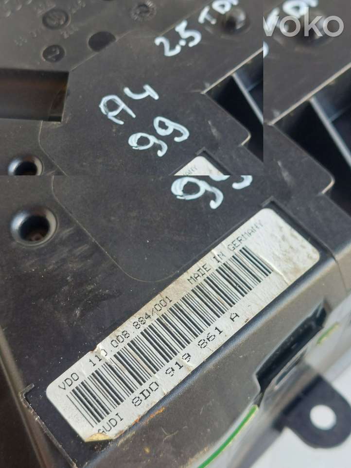 Audi A4 (1999 - 2001)  8D0919861A Спидометр (приборный щиток)
